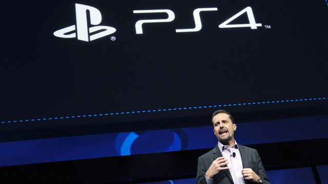 Andy House, Sony president, introducing PS4