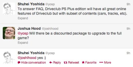 DriveClub: Fehlende Inhalte der PS Plus Version können nachgekauft werden