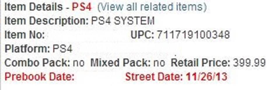 Gerücht: PlayStation 4 erscheint am 26. November