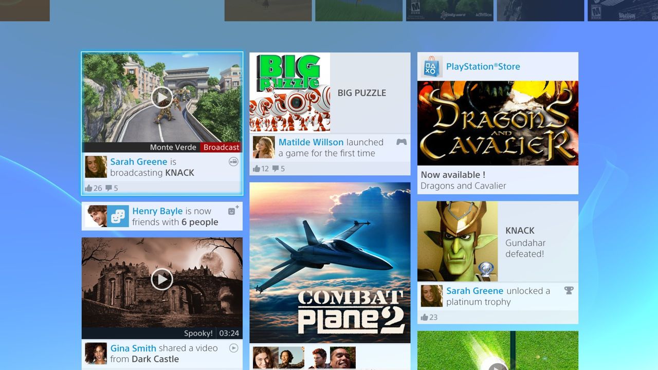 Neue Screenshots zur Benutzeroberfläche der PlayStation 4 und zur Smartphone-App