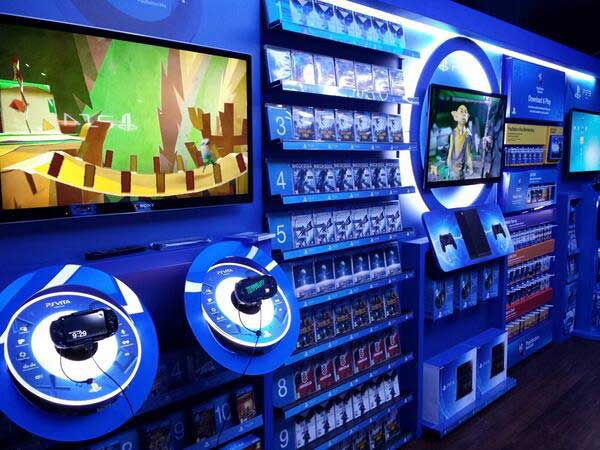 So könnte die PlayStation 4-Abteilung in Geschäften aussehen