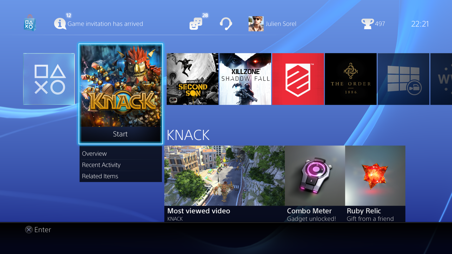 PS4 UI Walkthrough – DVR, Twitch, Apps, Store (Playstation 4 User Interface)