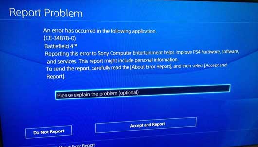 Sony mit erster Lösung für die CE-34878-0 Fehlermeldung