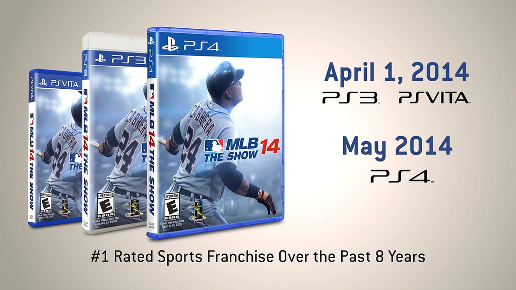 Bild zeigt PS4 Boxart von MLB The Show 14