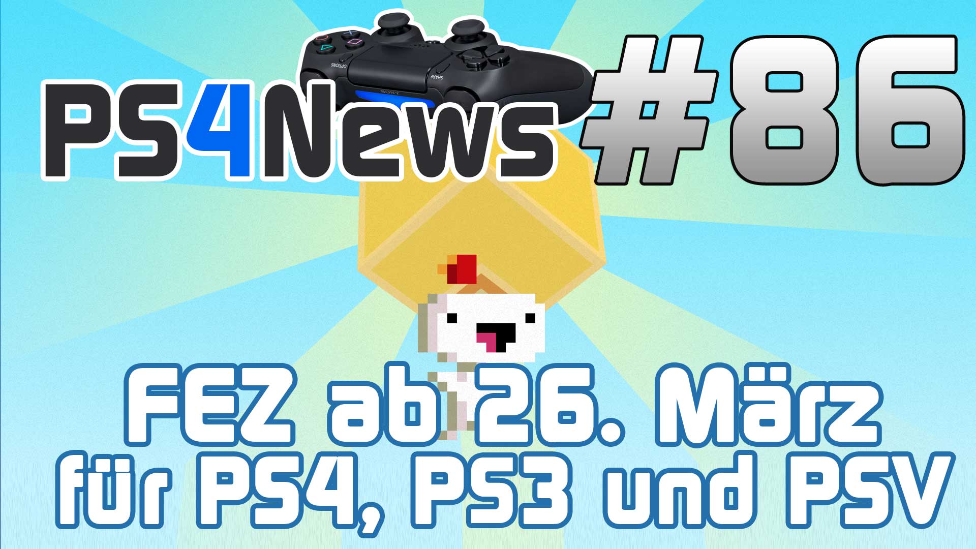FEZ ab 26. März für PlayStation 4, PlayStation 3 und PlayStation Vita