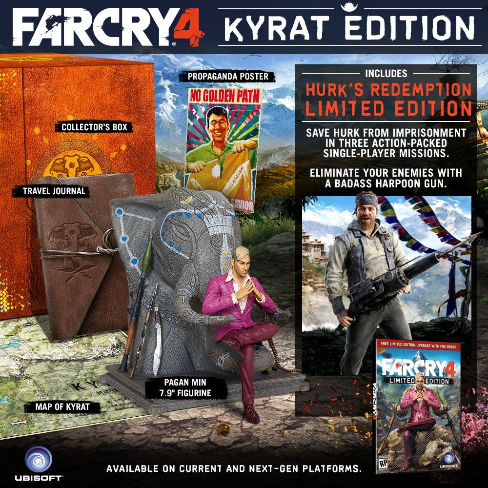 Amazon zeigt erste Bilder zur Collector’s Edition von Far Cry 4 und Assassin’s Creed Unity
