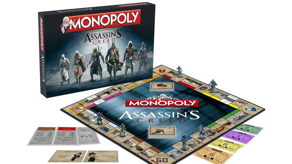 Monopoly Brettspiel zum Startvon Assassin’s Creed Unity