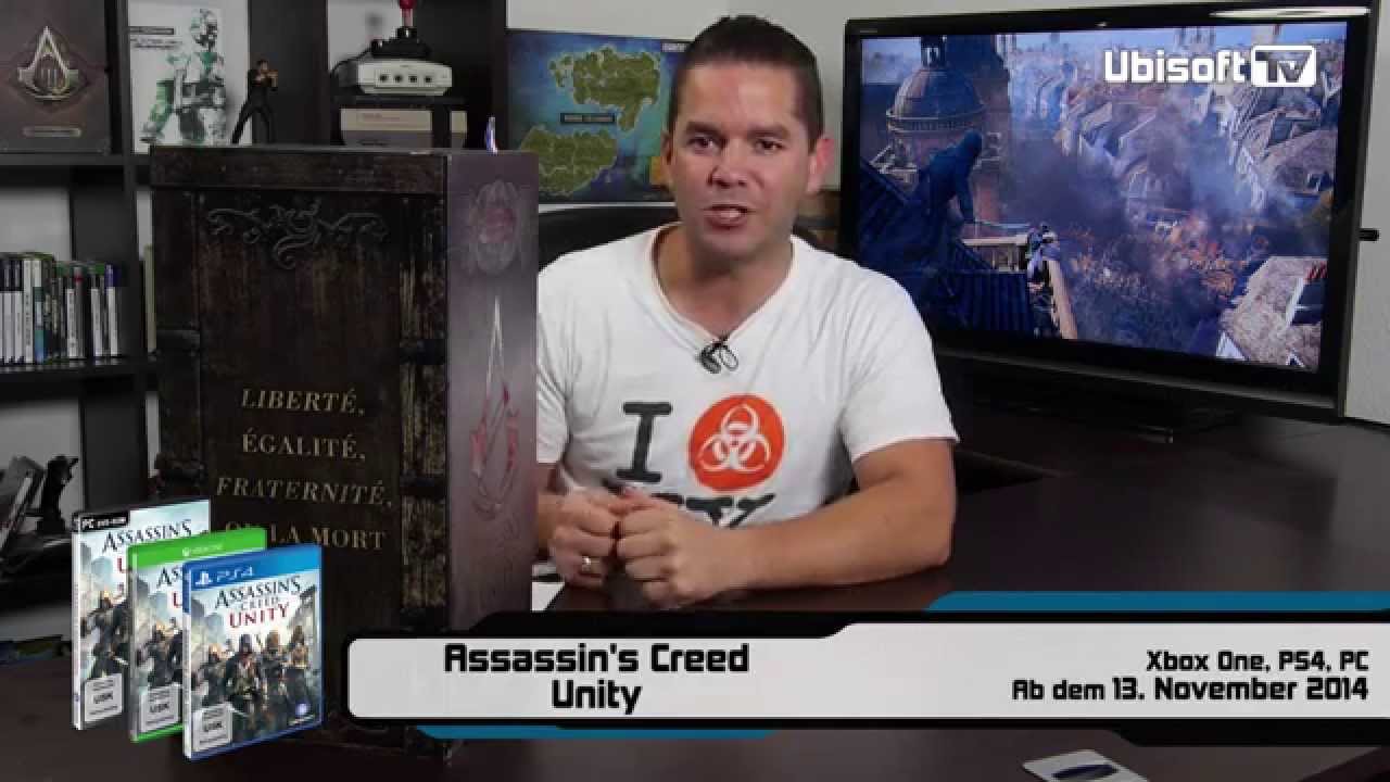 Assassins Creed Unity Guillotine Collector’s Case im Unboxing Video