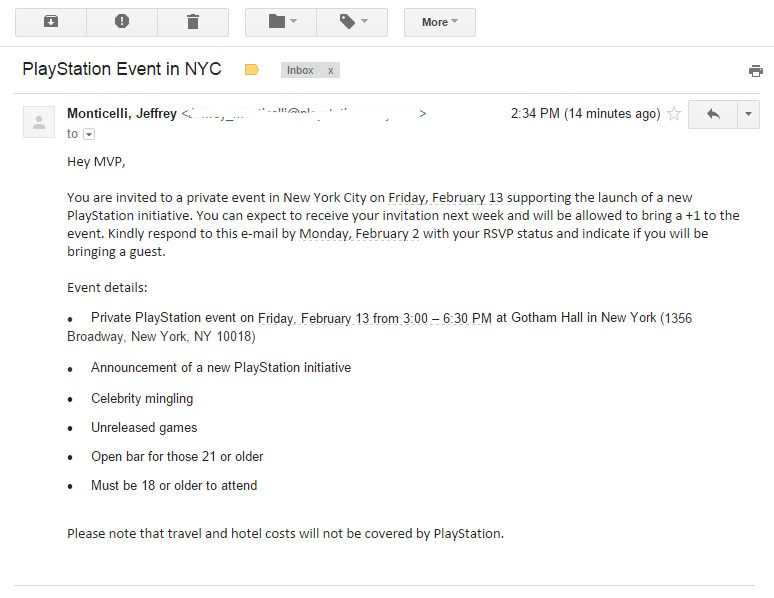 Neues PlayStation Event am 13. Februar 2015