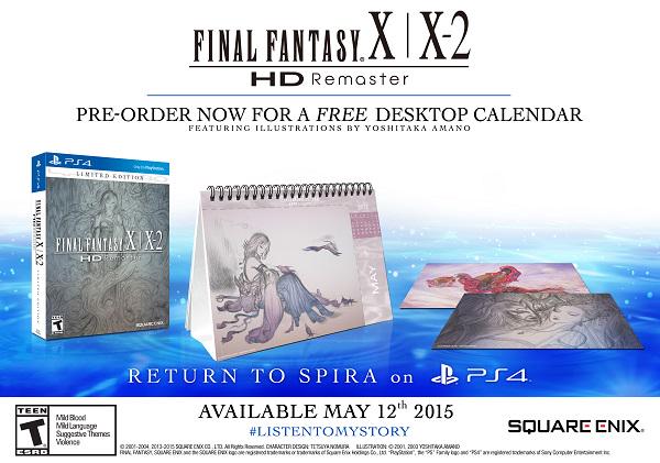 Final Fantasy X/X-2 HD Remaster erscheint im Mai für PS4